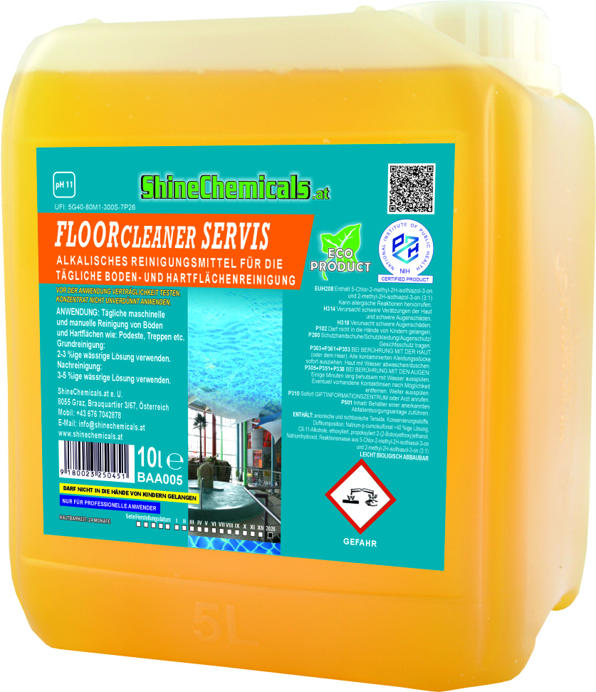 Floorcleaner Srevis 10L