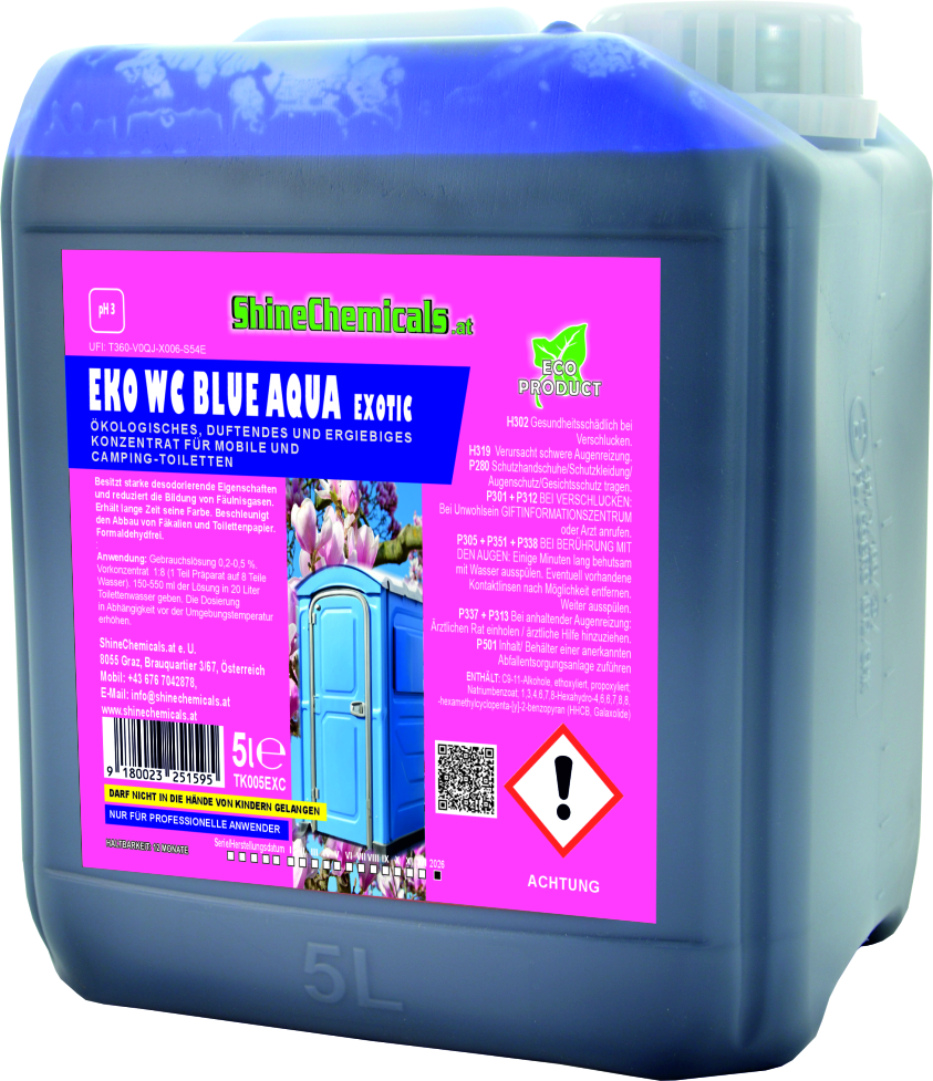 Eko WC Blue Aqua - Exotic